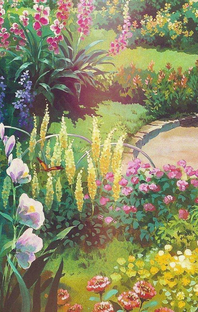 宫崎骏动漫场景插画 第一张插画都有童话的味道
