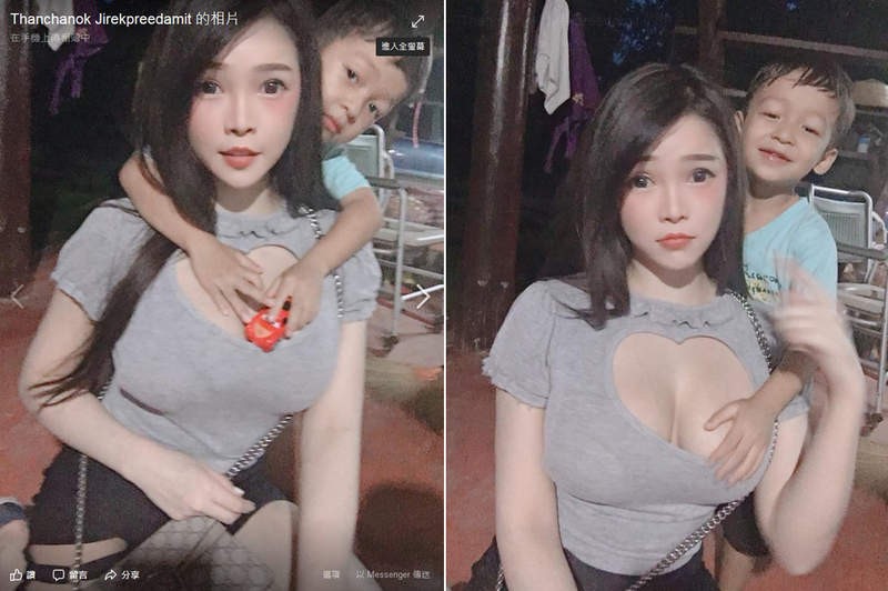 泰国模特正妹泰正点 被摸酥胸重现桃之助向娜美撒娇画面