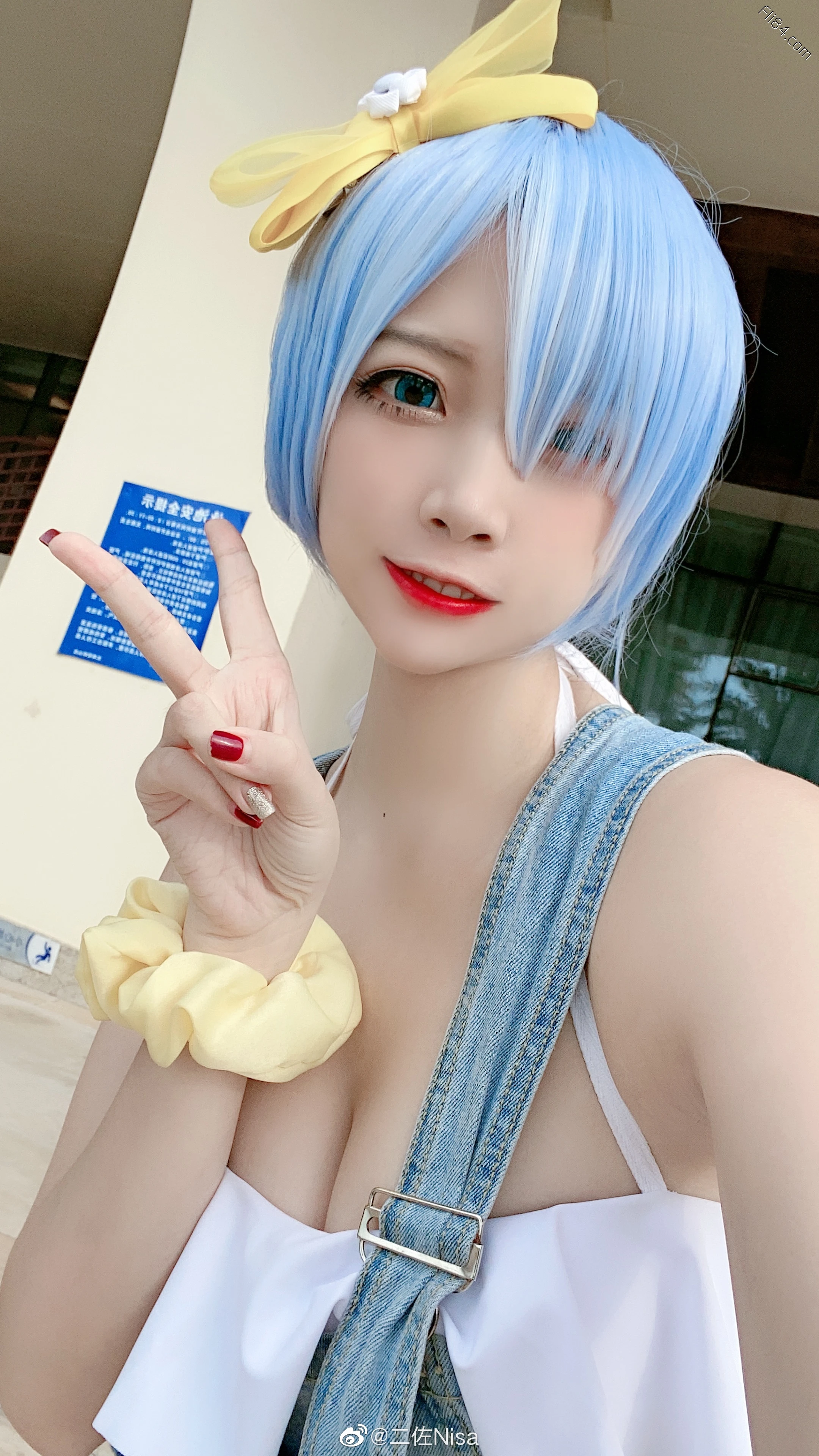 Coser“二佐Nisa”长相可爱喜欢尝试爆乳拍摄，喜欢解锁新造型！