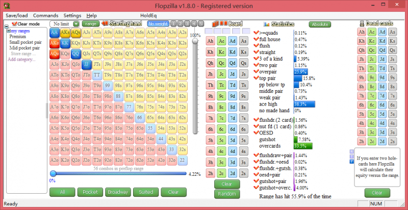 【6upoker】扑克中的数学番外篇(3)：56s有利位置需要多少筹码深度才适宜跟注3bet？
