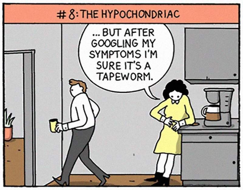 超幽默插画“十种常见同事类型”引共鸣爆红 谜一般的同事不信第六感