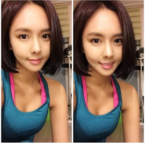 韩国健美美女leeyeon，健康结实的运动妹