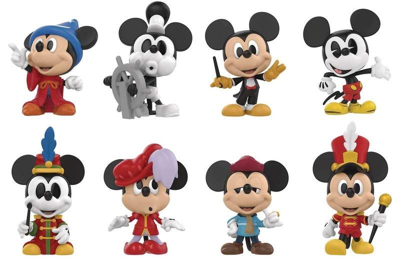 迪士尼米奇90周年纪念12款模型 简直是米老鼠的进化史