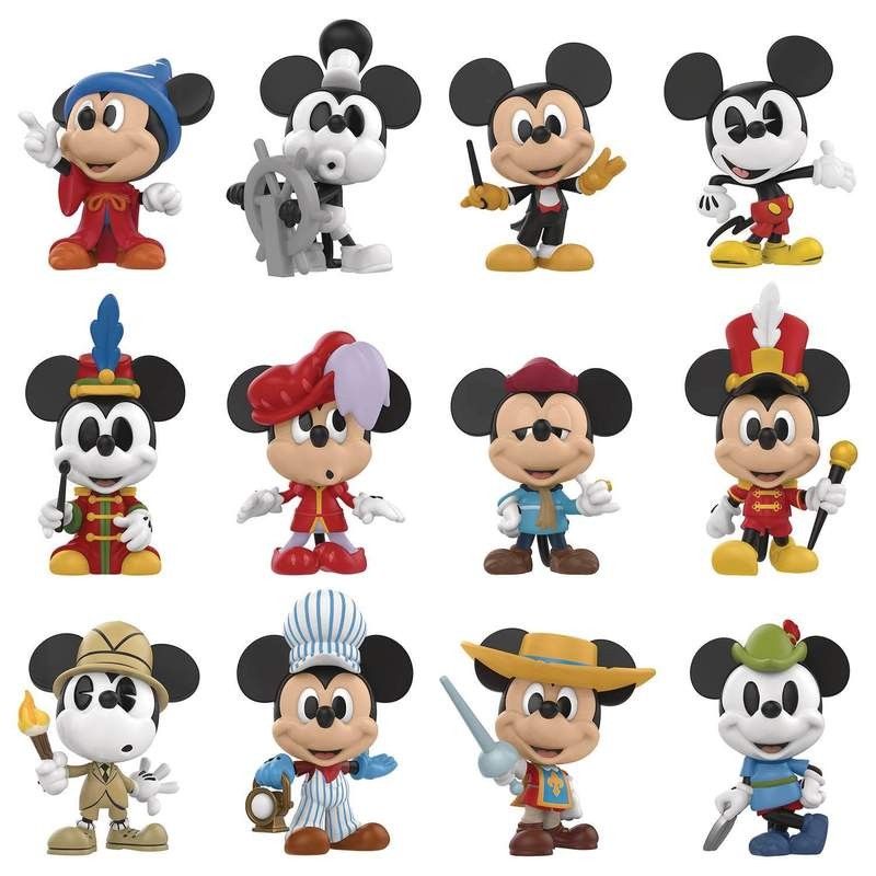 迪士尼米奇90周年纪念12款模型 简直是米老鼠的进化史