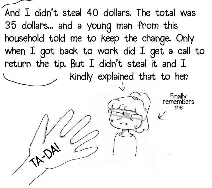 网络漫画家画出披萨外送员的辛酸 收小费被说成是小偷