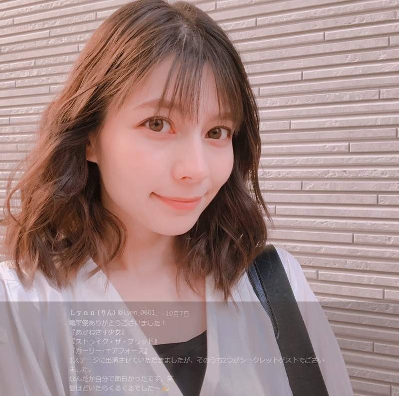 90后美女声优Lynn 超高颜值声优像美日混血