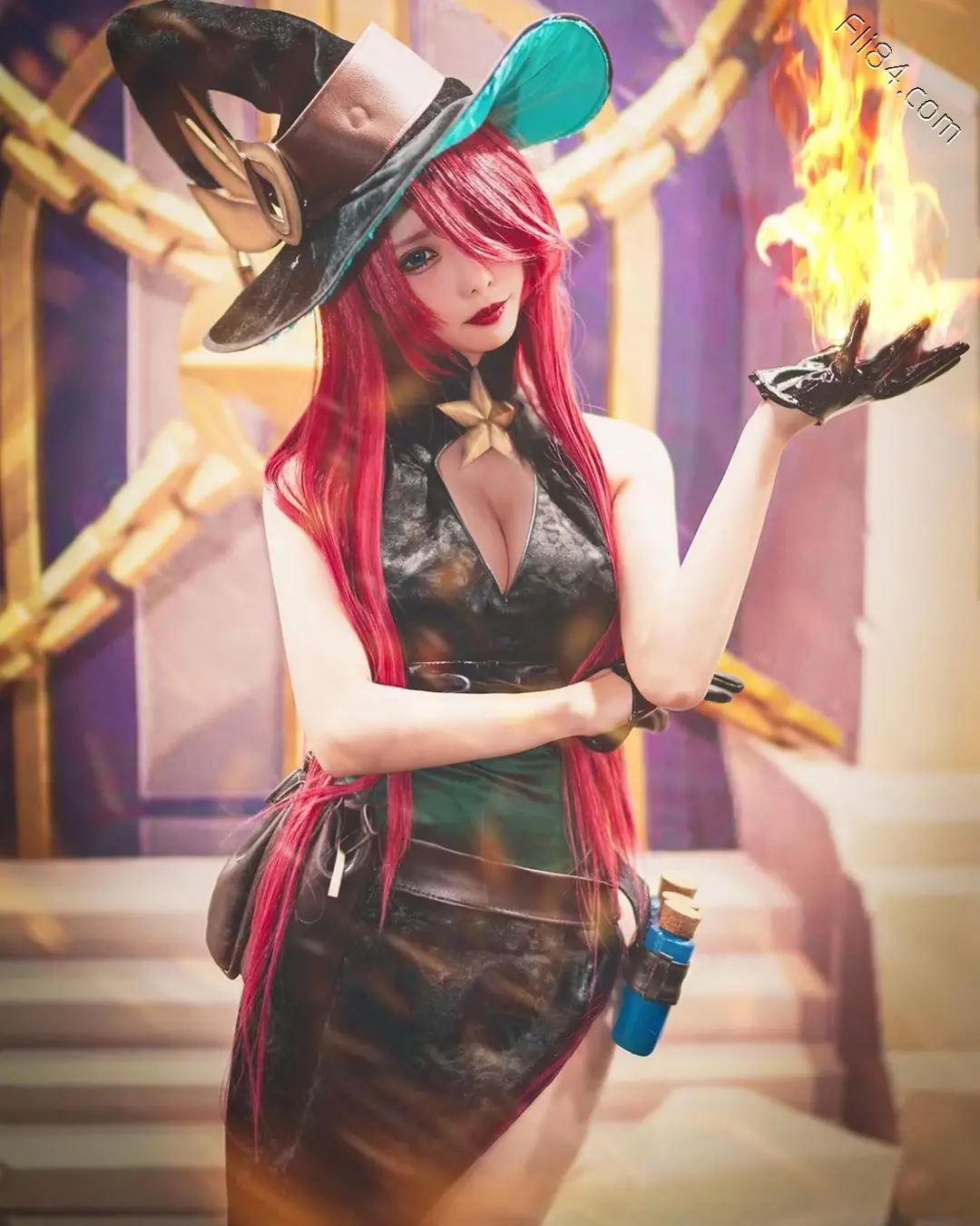 萝莉coser“魔理花”可爱又真性情，看到照片后立刻被圈粉啦！