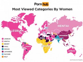 【6upoker】Pornhub女性用户数据 日本与中国女生最常看哪类AV