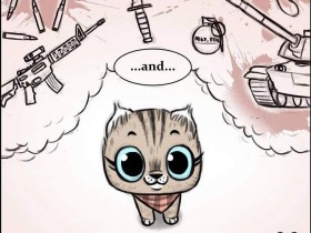 【6upoker】动物漫画《退役军犬与小猫咪》最新故事 布鲁托为猫咪操碎了心
