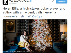 【6upoker】女职业牌手Helen Ellis登上《纽约时报》