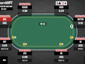 【6upoker】德州扑克牌局分析，翻牌圈击中顶大暗三条，怎么玩？