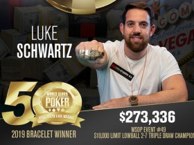 【6upoker】英国线上豪客牌手Luke Schwartz赢得职业生涯第一条金手链