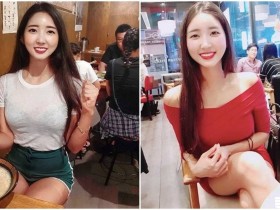 【6upoker】吃拉麵遇到超兇正妹,白T透出「黑色內衣」,若隱若現最受不了…