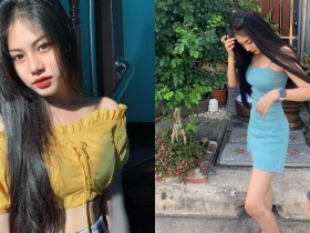 【6upoker】泰國超白皙「大眼高中妹子」,笑容燦爛可愛,纖細苗條還有馬甲線!