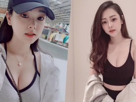 【6upoker】全職辣媽「mei」背帶卡進深溝,「童顏巨乳」看不出是孩子的媽了!