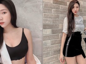 【6upoker】令人失控的長腿!氣質美女「謝佩」曲線曼妙,性感皮裙配白皙美腿不看吃虧!