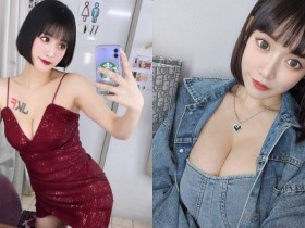 【6upoker】退役空軍女神「何語萱」曲線好極品,牛仔造型「美乳好深V」!