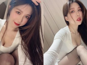 【6upoker】美乳攝影師「紗那醬」誘惑蹲地自拍,火辣的「黑絲造型」讓人受不了!