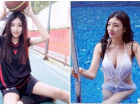 【6upoker】九頭身「性感籃球女神」! 脫下球衣…原來是隱乳系正妹!