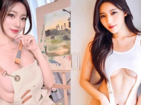 【6upoker】裸體小畫家「謝立琪Kiki」居家展藝術,「鮮嫩美乳」才是最美作品!