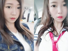 【6upoker】童顏性感女神「Christina Nana」,穿制服時的超兇身材太殺了!