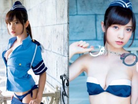 【6upoker】求逮捕!現役「爆乳俏護士」改當火辣女警 奶太大胸前扣子無法扣起!