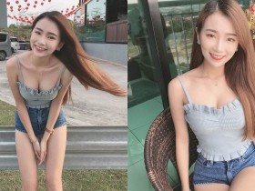 【6upoker】甜美妹子Mina「彎腰放送美乳」,超誘惑超溝好養眼啊!