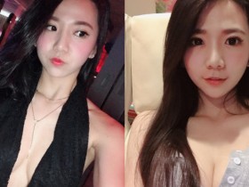 【6upoker】「甜美正妹」難得性感 深V開到肚臍「大露中路」!渾圓奶球見客囉!