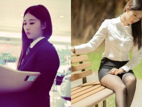 【6upoker】汽車業務「薛歆儀」號稱鈴木全智賢 套裝下是修長曲線