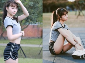 【6upoker】氣質小清新「陳Q妹」辣穿真理褲神視角曝光 「白皙嫩腿+渾圓美臀」可愛到太過分