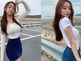 【6upoker】童顏妹子「風格日趨性感成熟」,停車場前大秀「火辣曲線」!