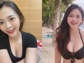 【6upoker】長髮牙套妹「yabi」朝氣蓬勃 去到海邊直接「波濤洶湧」征服沙灘!