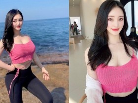 【6upoker】美豔健身教練「魔鬼曲線」超誘惑,「豐滿的車頭燈」好有看點!