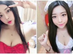 【6upoker】火辣女僕「美乳辣翻」!紅色馬甲衣挑逗到不行!