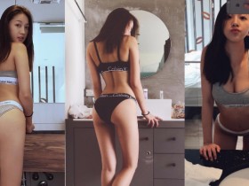 【6upoker】「甜美正妹」衣服底下原來是美乳翹臀!前凸後翹S身形還有腹肌好誘人!