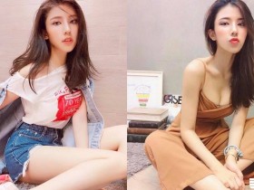 【6upoker】骨感正妹「白皙長腿」好銷魂,瘦歸瘦「低胸爆乳」還是事業線兇兇der!