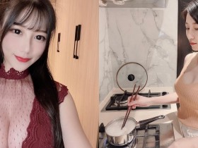 【6upoker】氣質甜美「理想型女友」在家好賢慧,「飽滿雪乳」若隱若現太養眼,網友:真的好漂亮!
