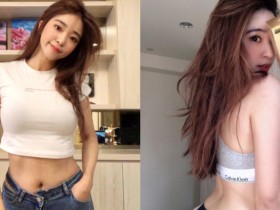 【6upoker】健美空姐「Christy」白T頂出渾圓兩粒,「緊致腰線」直接辣翻男粉視覺!
