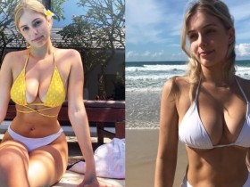 【6upoker】陽光沙灘配奶香!比基尼正妹飽滿乳量超加分 性感辣照比吃薑母鴨還暖身