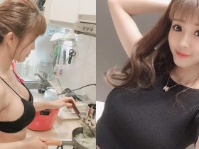 【6upoker】宵夜文!「兇猛女老師」廚房展現強大事業線,超棒視角讓人無法抵禦呀…