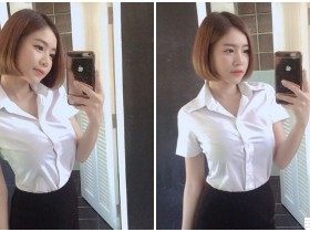 【6upoker】好兇暴!巨乳妹子把襯衫撐好滿,「緊繃畫面」辣到受不了…