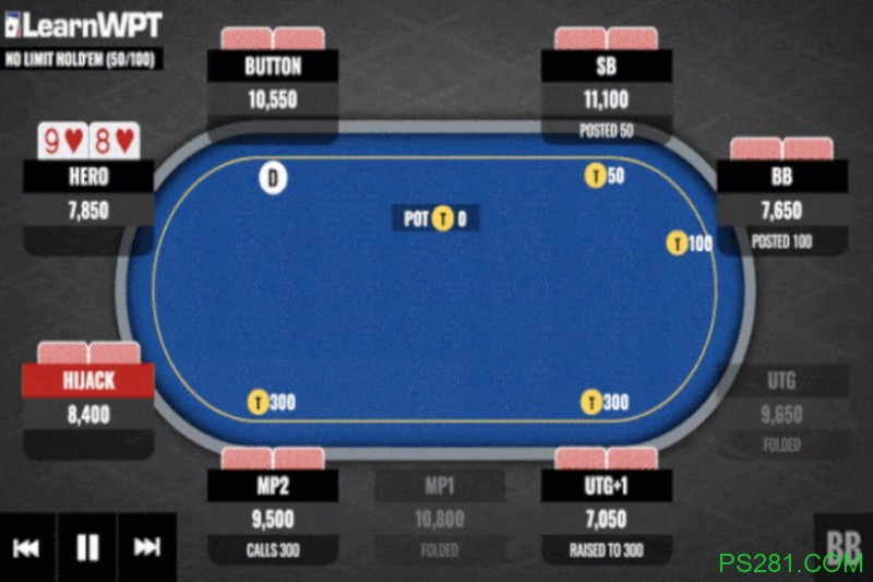 【6upoker】四人底池,翻牌圈听牌该如何行动?