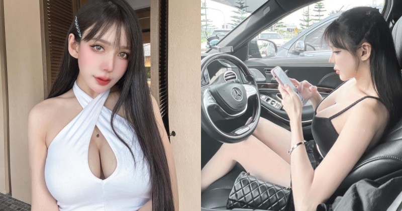 【6upoker】大馬「最凶女駕駛」爆乳小背心挺F級巨奶！「胸懷大痣」畫面超惹火！