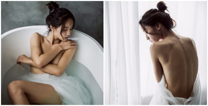 【6upoker】正妹「裸身抱紗」入浴前的視覺挑逗！浴缸中的激戰一發不可收拾！