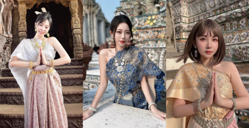 【6upoker】JKF女郎泰國傳統服飾合輯　小露香肩展現性感讓人著迷