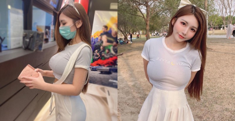【6upoker】看電影驚見隔壁口罩妹挺大胸購票　原來是「巨乳小隻馬」念念！