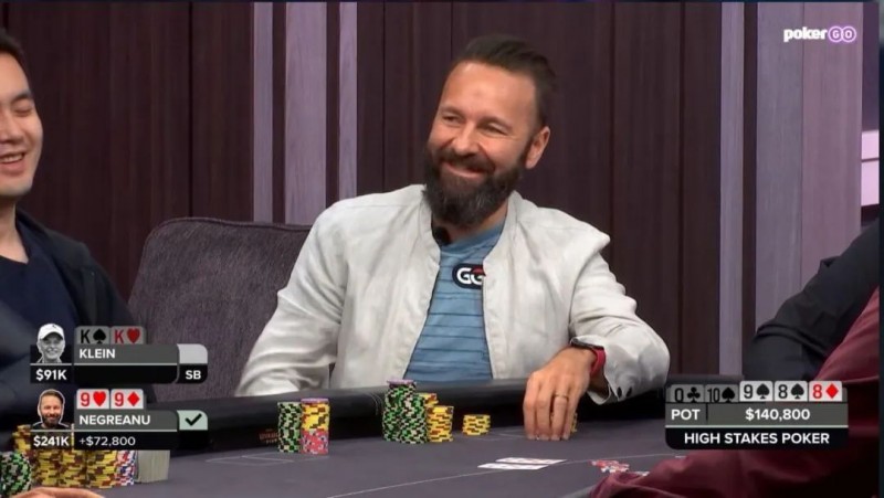 【EV扑克】丹牛在高额桌砍瓜切菜,分别拿下14万刀和13万刀的底池