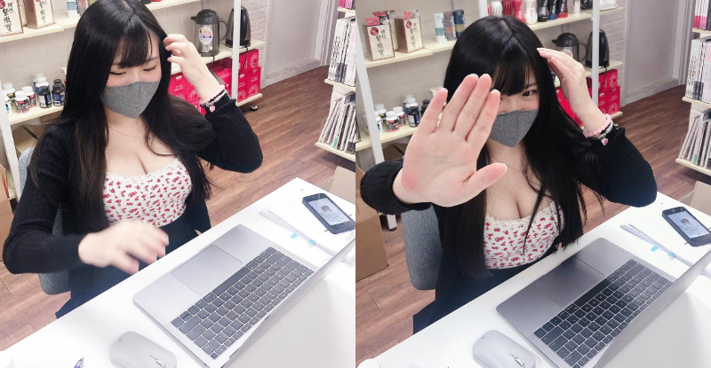 【6upoker】偷拍同事被發現！「巨乳同事」上班穿低胸上衣大爆乳　網友：已應徵