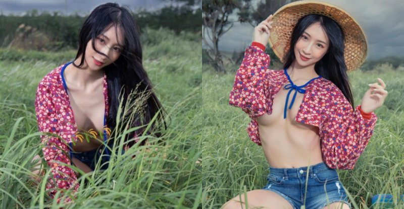 【6upoker】最美村姑「小采緹Sunny」上身掏空，「美乳細腰」衝擊小鎮！