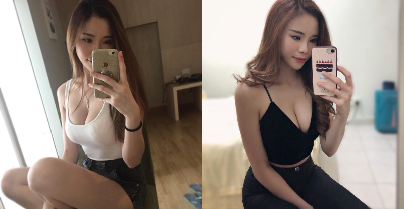 【6upoker】「性感姐姐」大露渾圓奶球！衣服被撐到爆炸　細肩帶快撐不住奶量！